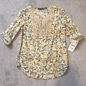 Zara Floral Blouse BNWT